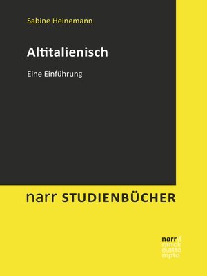 cover image of Altitalienisch